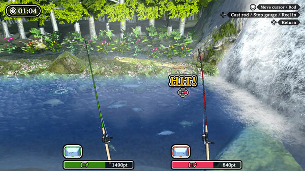 Игра Reel it! Fishing, скриншот