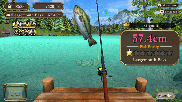 Игра Reel it! World Fishing, скриншот
