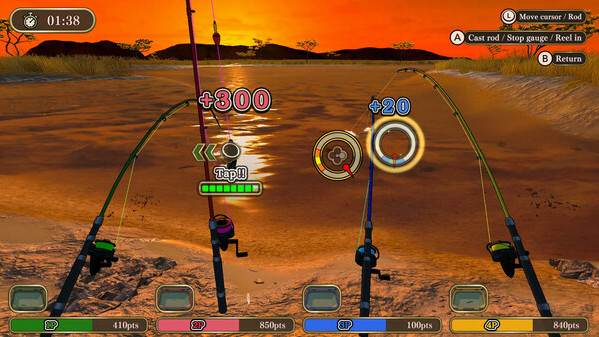 Игра Reel it! World Fishing, скриншот