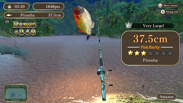 Игра Reel it! World Fishing, скриншот