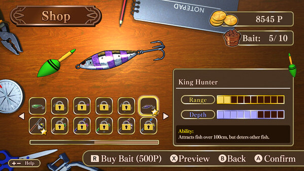 Игра Reel it! World Fishing, скриншот
