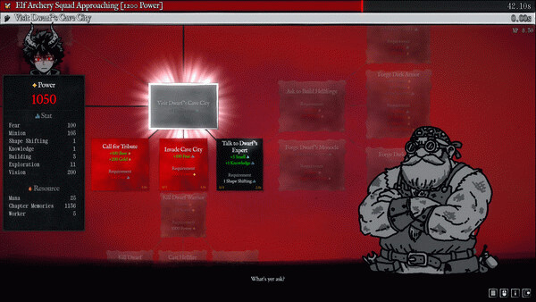 Игра Reincarnated as a Dark Lord Before Taking Over the World with Power 999999999, скриншот