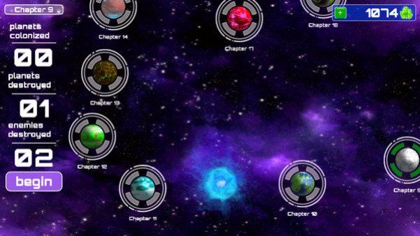 Игра Relativity Wars - A Science Space RTS, скриншот