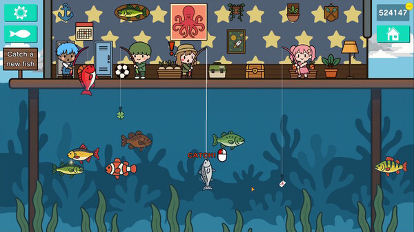 Игра Relaxing Fishing, скриншот