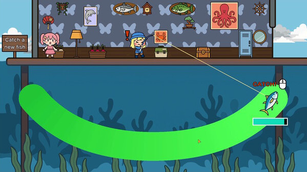 Игра Relaxing Fishing, скриншот