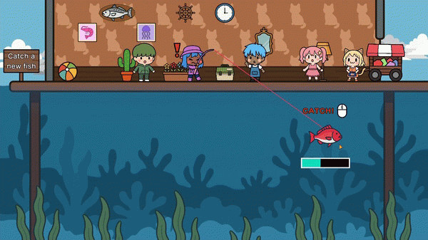Игра Relaxing Fishing, скриншот
