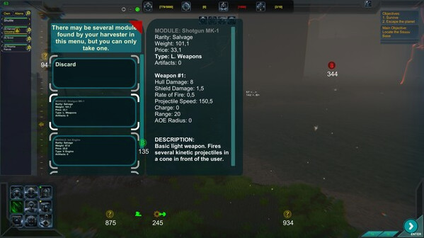 Игра Relictor, скриншот