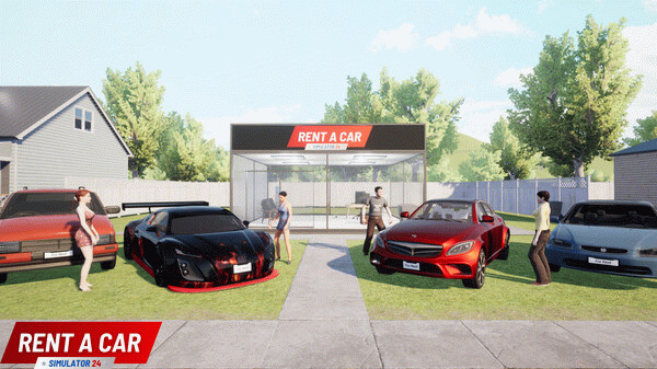 Игра Rent A Car Simulator 24, скриншот