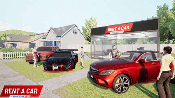 Игра Rent A Car Simulator 24, скриншот