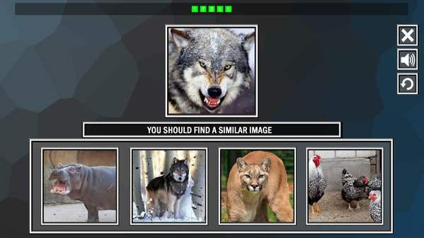 Игра Repeat the image: Animals, скриншот