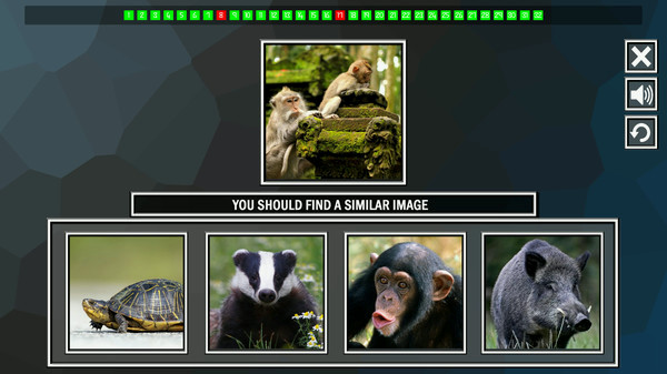 Игра Repeat the image: Animals, скриншот