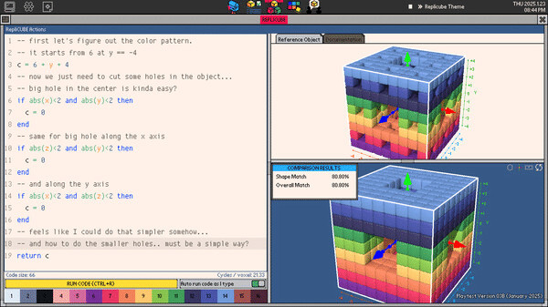 Игра Replicube, скриншот