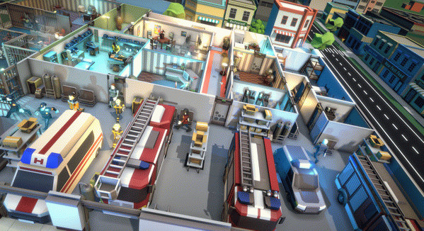 Игра Rescue HQ - The Tycoon, скриншот