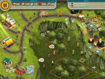 Игра Rescue Team 6, скриншот