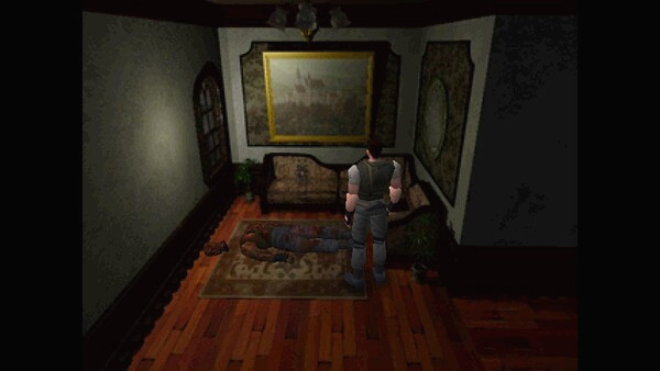 Игра Resident Evil (1996), скриншот