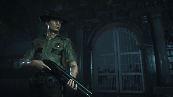 Игра Resident Evil 2 - Leon Costume: Arklay Sheriff, скриншот