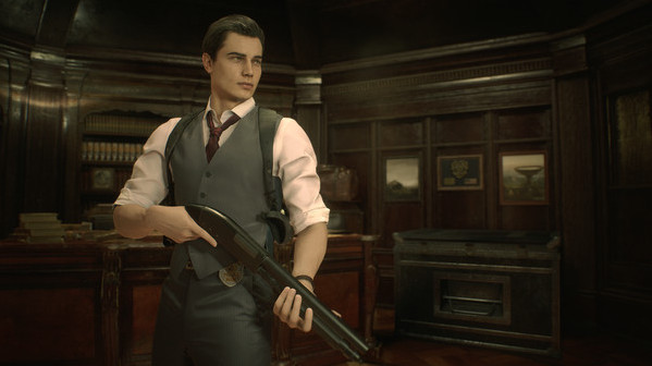 Игра Resident Evil 2 - Leon Costume: Noir, скриншот