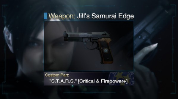 Игра Resident Evil: Revelations Jill's Samurai Edge + Custom Part: "S.T.A.R.S.", скриншот