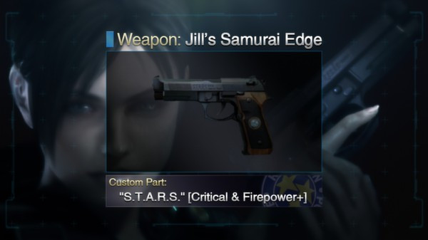 Игра Resident Evil: Revelations Jill's Samurai Edge + Custom Part: "S.T.A.R.S.", скриншот