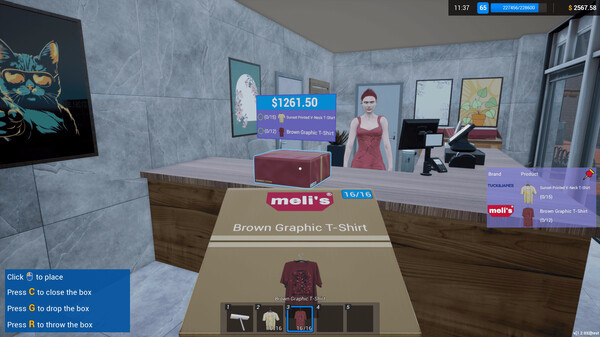Игра Retail Company Simulator, скриншот