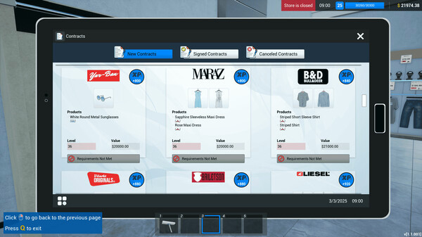 Игра Retail Company Simulator, скриншот