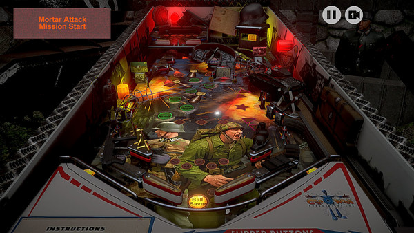 Игра Retro Pinball, скриншот