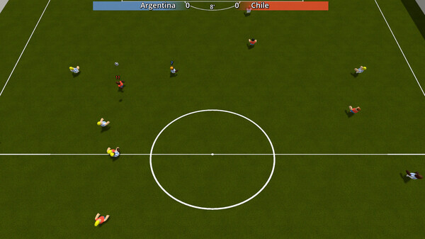 Игра Retro Soccer, скриншот