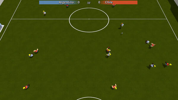 Игра Retro Soccer, скриншот