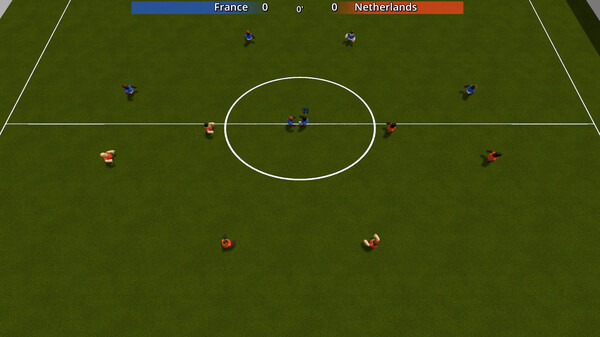 Игра Retro Soccer, скриншот