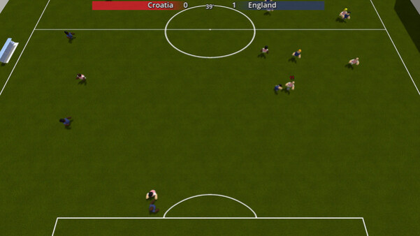 Игра Retro Soccer, скриншот