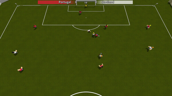 Игра Retro Soccer, скриншот