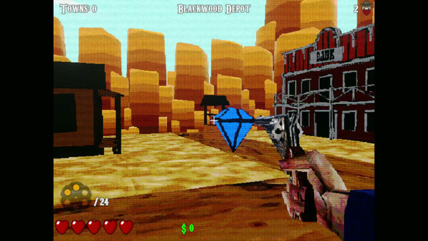 Игра Retrovolver, скриншот