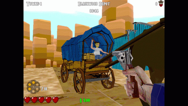 Игра Retrovolver, скриншот