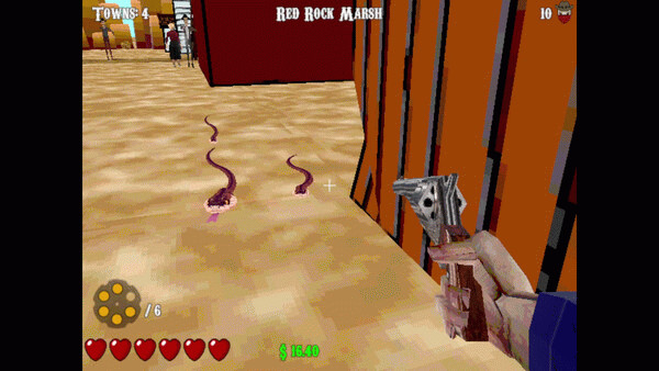 Игра Retrovolver, скриншот