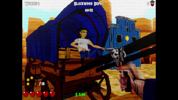 Игра Retrovolver, скриншот