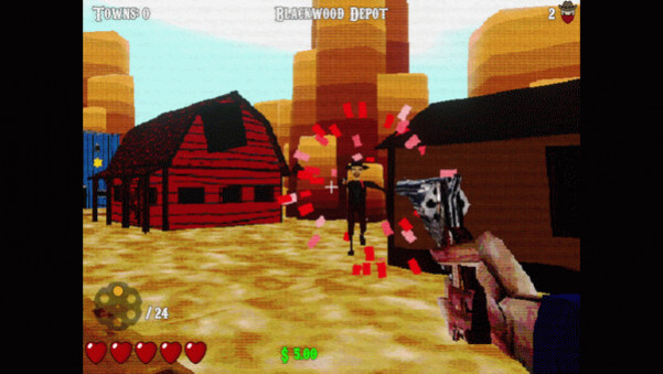Игра Retrovolver, скриншот