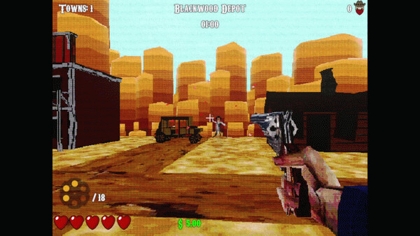 Игра Retrovolver, скриншот