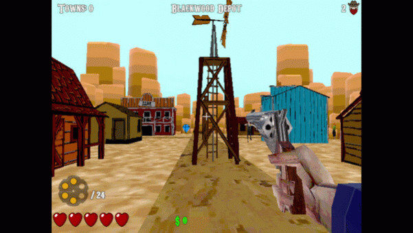 Игра Retrovolver, скриншот