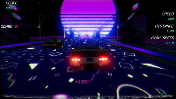 Игра Retrowave, скриншот