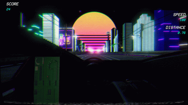 Игра Retrowave, скриншот