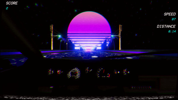 Игра Retrowave, скриншот