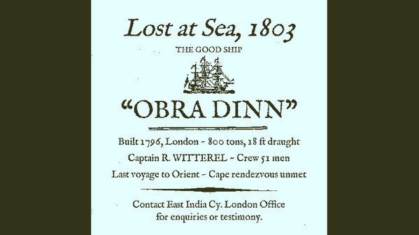 Игра Return of the Obra Dinn, скриншот