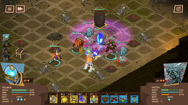 Игра Reverie Knights Tactics, скриншот