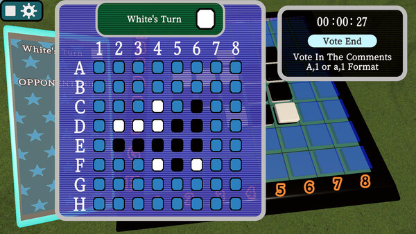 Игра REVERSI xVSx, скриншот