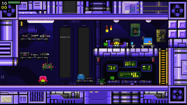 Игра Rex Rocket, скриншот