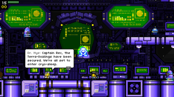 Игра Rex Rocket, скриншот