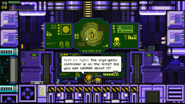 Игра Rex Rocket, скриншот