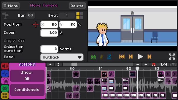 Игра Rhythm Doctor, скриншот