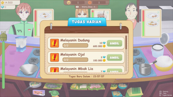 Игра Warung Nasi Campur, скриншот