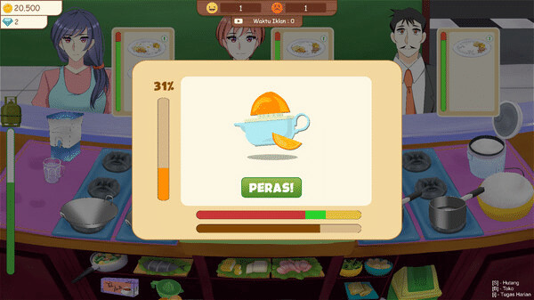Игра Warung Nasi Campur, скриншот